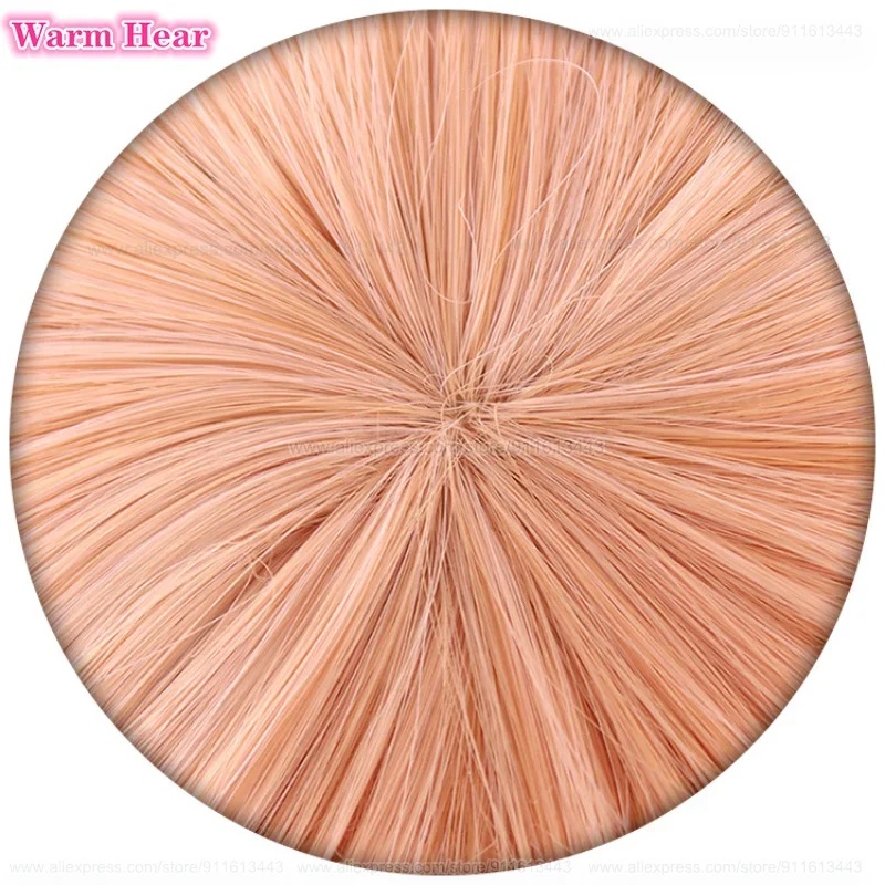 Anime Cosplay Orange Hair - f,5.g'6\j/8,100cm Lange, synthetische, melkoranje, rechte cosplay-animepruik,