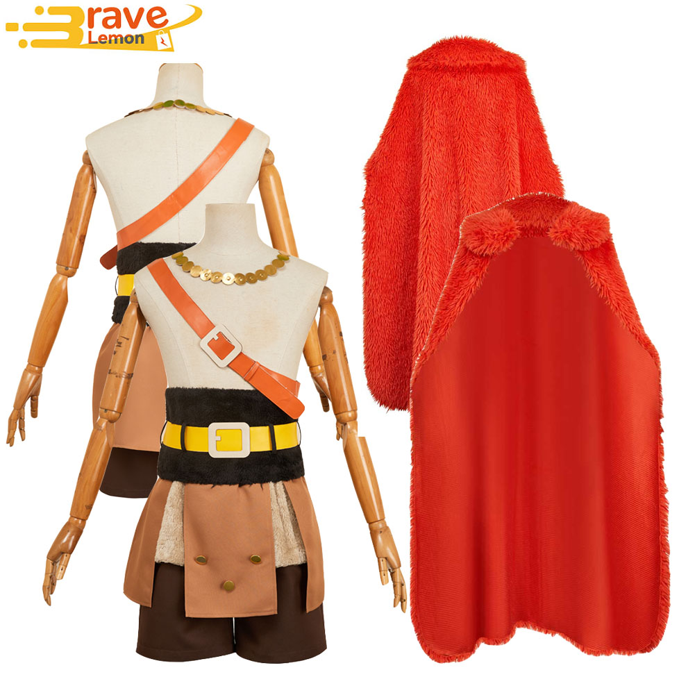 Anime Cosplay Luffy - Elbaf Disguise Fantasy Luffy Cosplay Kostuum
