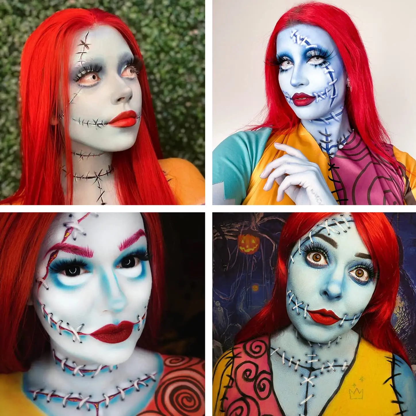 Anime Cosplay Red Hair - Rode Sally Pruiken Anime Sally Synthetische