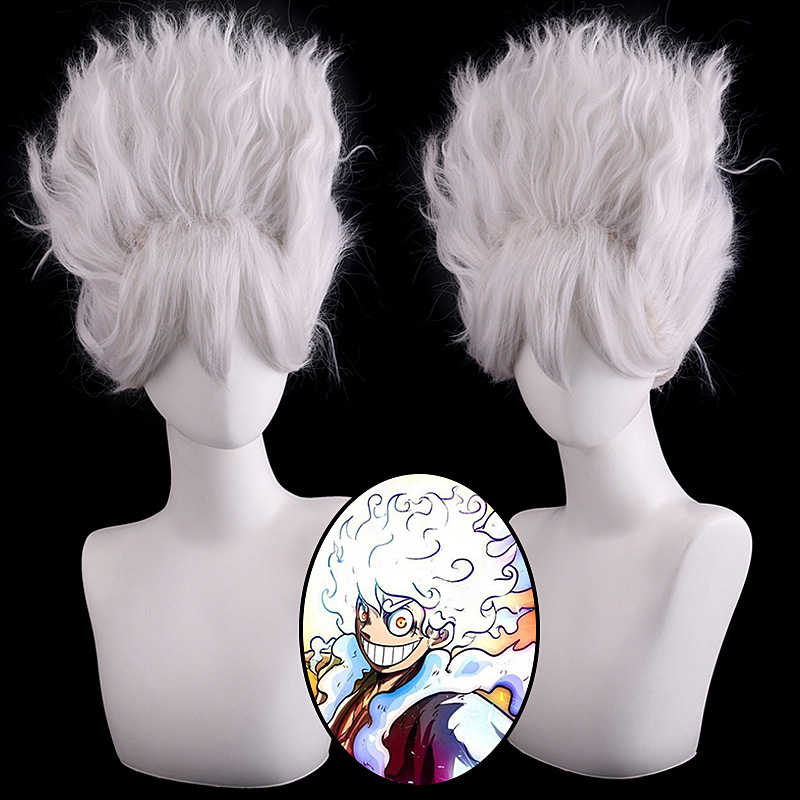Anime Cosplay Luffy - Anime Witte Luffy Cosplay Kleding 5