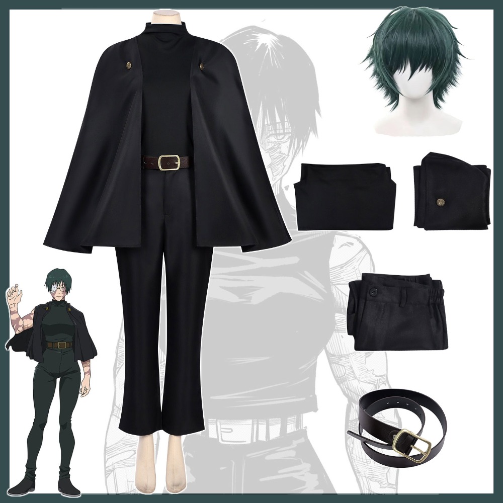 Jujutsu Kaisen Uniform - Anime Jujutsu JJK Zenin Maki Cosplay