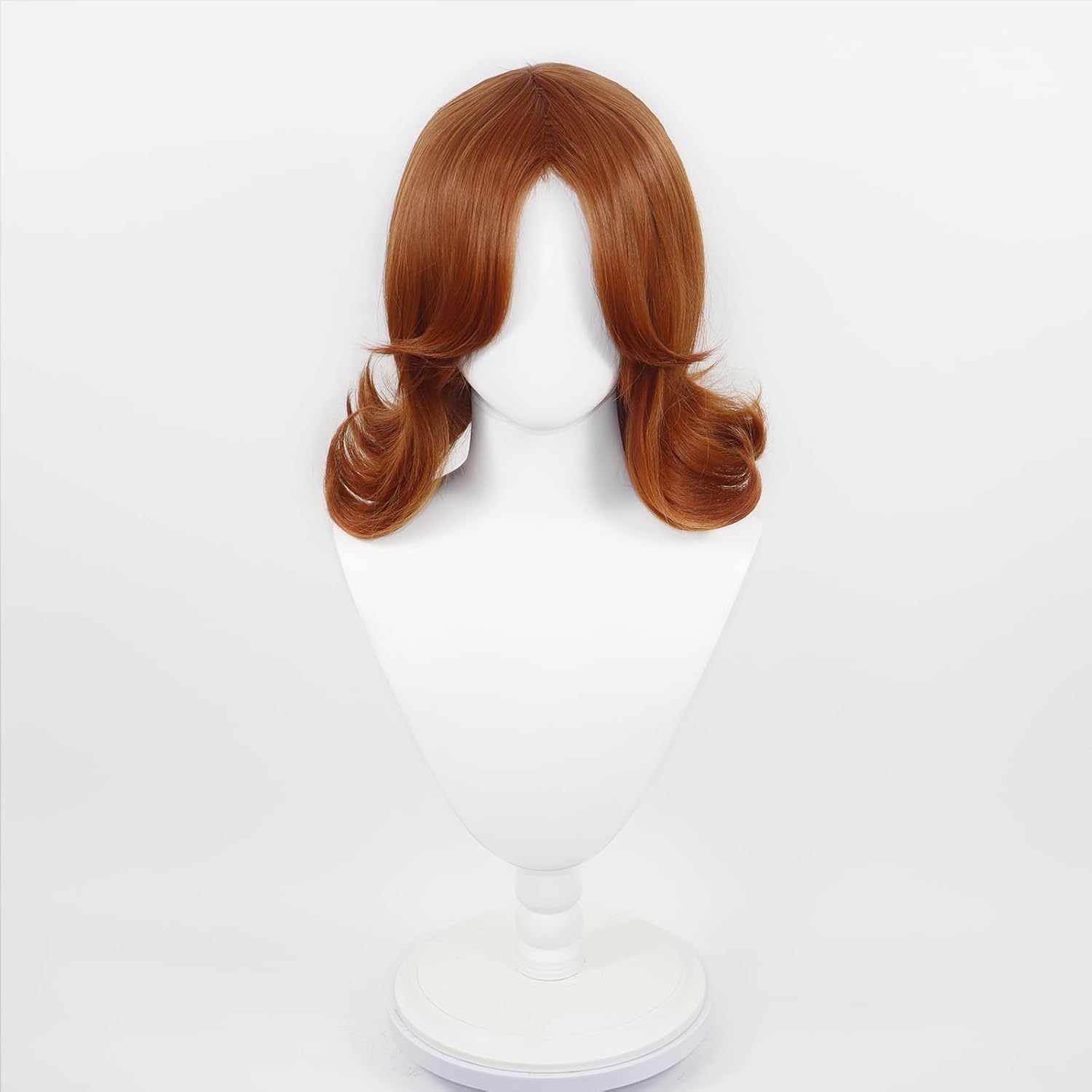 Anime Cosplay Red Hair - Super Princess Daisy pruiken, kort, bruin,