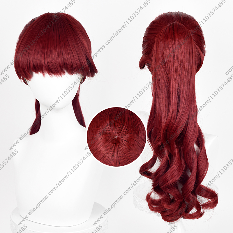 Anime Cosplay Red Hair - Anime Kasumi Yoshizawa Cosplay Pruik 56