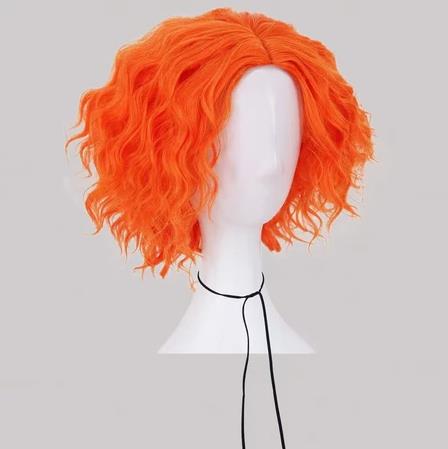 Mad Hatter Cosplay Pruiken Kor - Anime Cosplay Orange Hair recensie en prijs