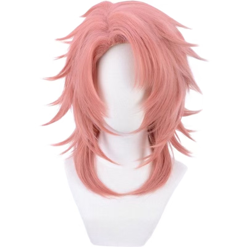 Sabito Cosplay Pruik Roze Oran - Anime Cosplay Orange Hair recensie en prijs