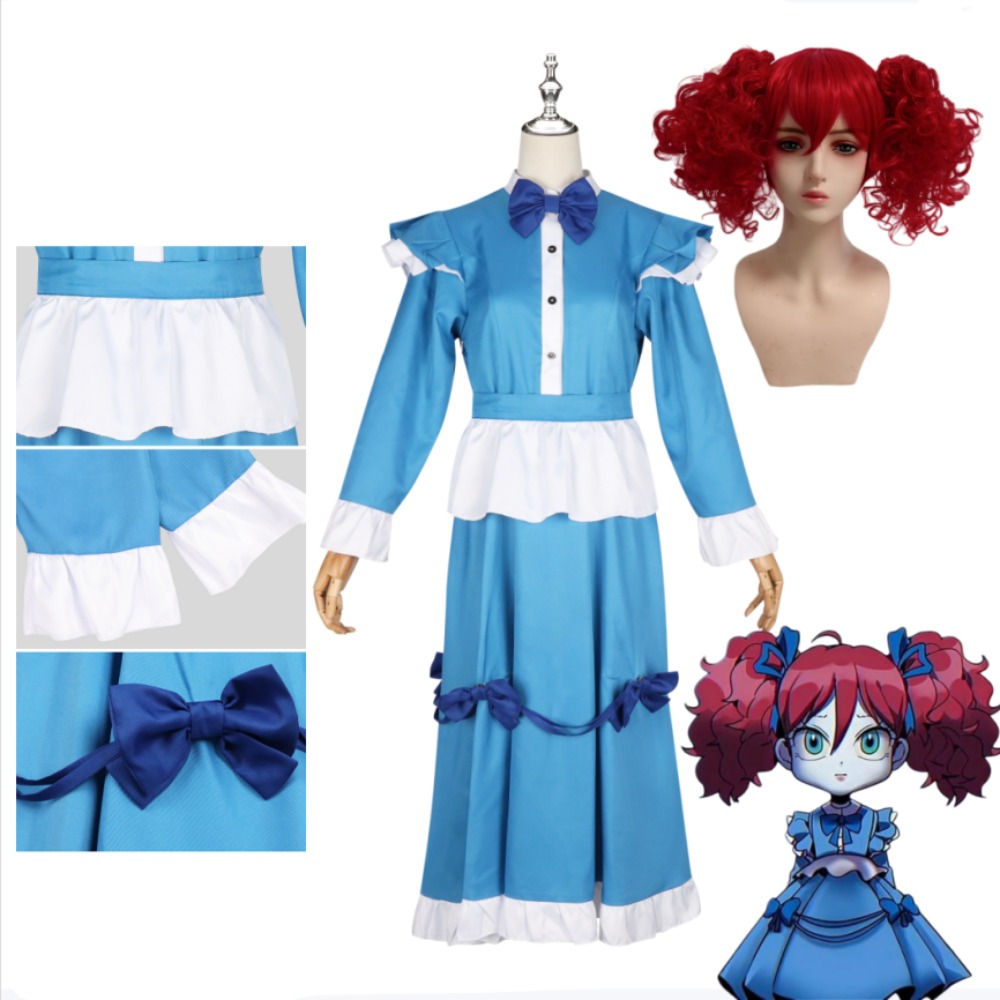 Poppy Red Hair Cosplay Kostuum - Anime Cosplay Red Hair recensie en prijs