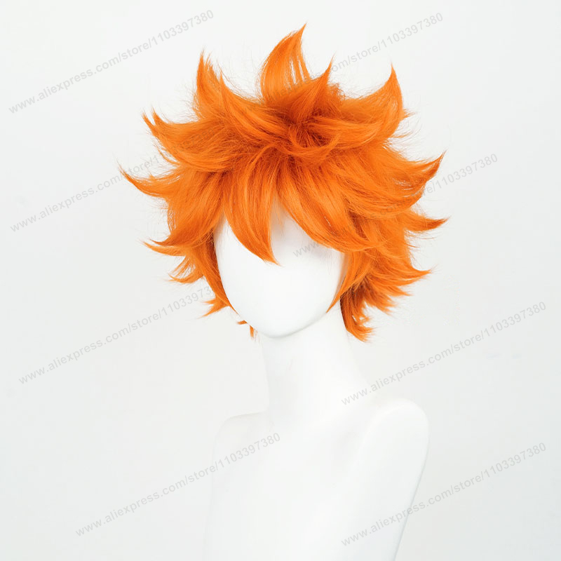 Hinata Shoyo Cosplay Pruik 26  - Anime Cosplay Orange Hair recensie en prijs