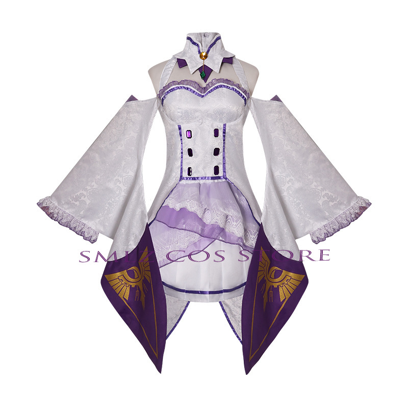 Emilia Cosplay Anime Re Zero K - Anime Cosplay Live recensie en prijs