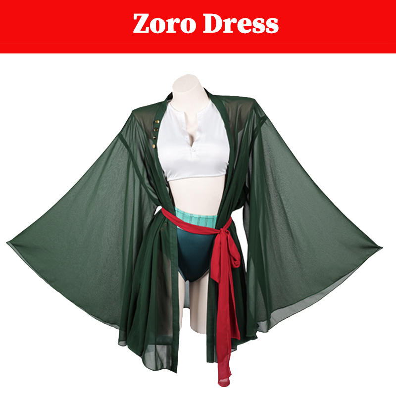 Vrouwen Piraat Roronoa Cosplay - Anime Zoro Cosplay Female recensie en prijs