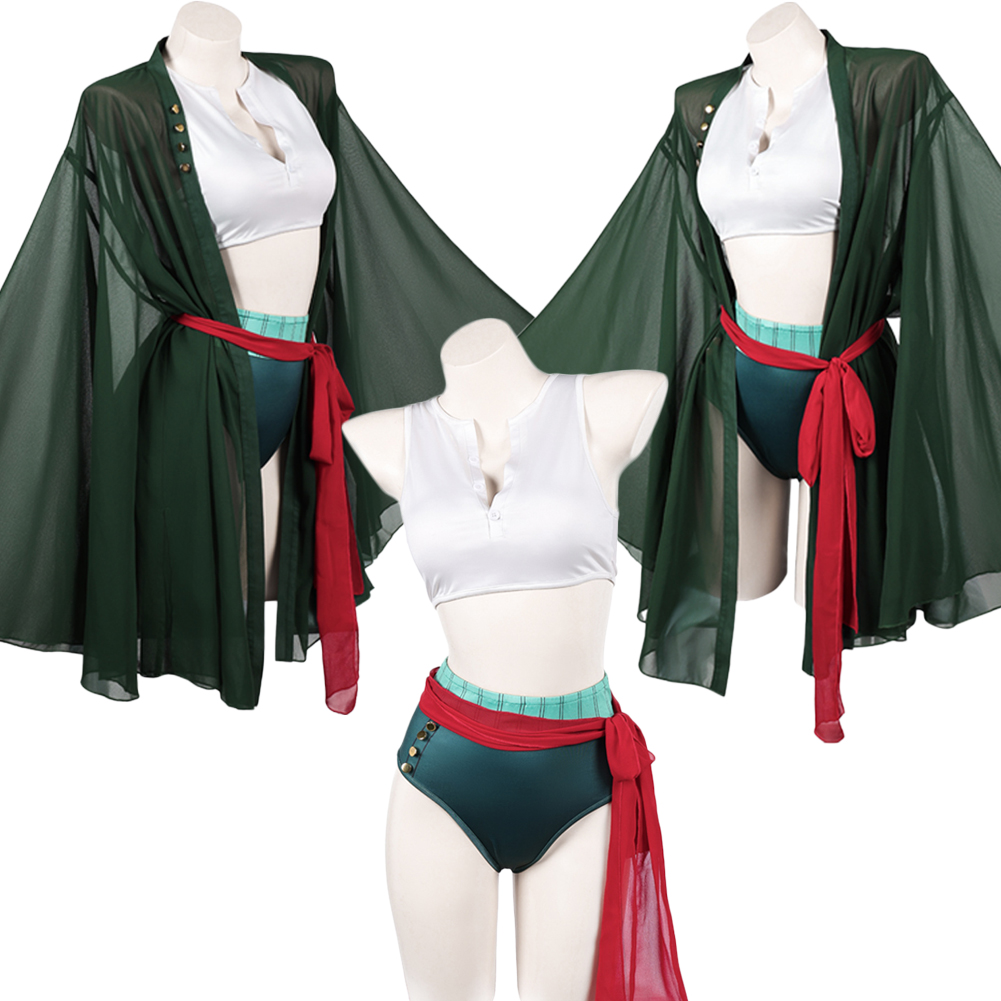 Vrouwen Piraat Roronoa Cosplay - Anime Zoro Cosplay Female recensie en prijs