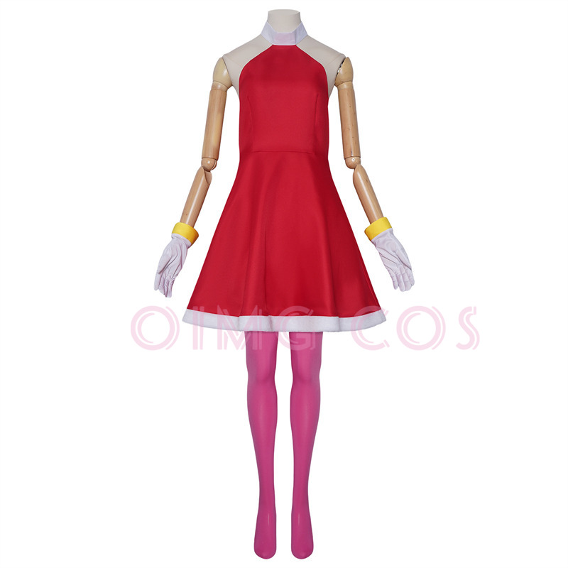 Amy Rose Cosplay Kostuum Volwa - Anime Cosplay Female Characters recensie en prijs