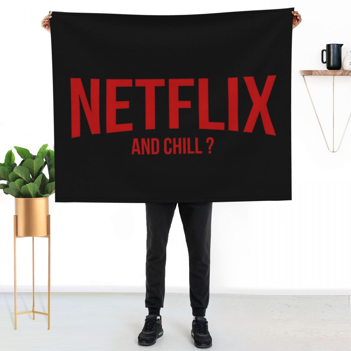 Netflix en chill plaid, grappi - Anime Cosplay Netflix recensie en prijs
