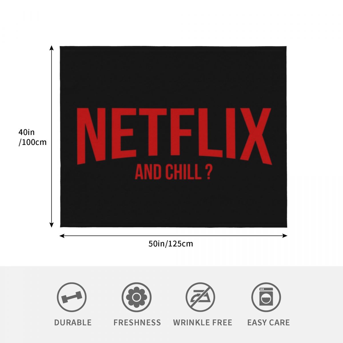 Netflix en chill plaid, grappi - Anime Cosplay Netflix recensie en prijs