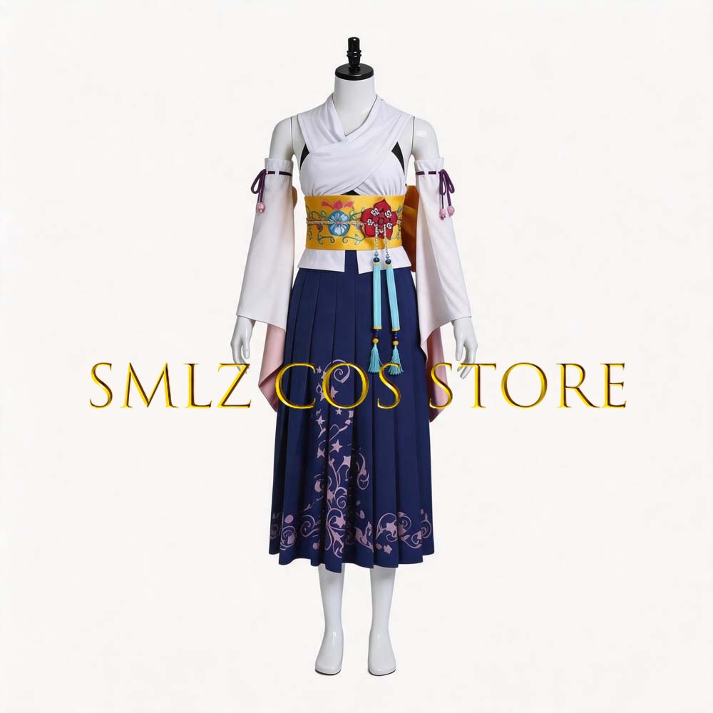 Smlz FFX Yuna Cosplay Anime FF - Anime Cosplay Female Characters recensie en prijs