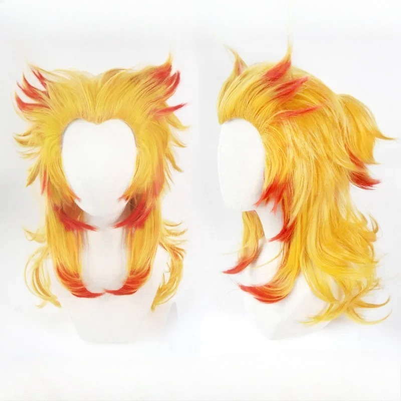 Rengoku Kyoujurou Pruik Kimets - Anime Cosplay Red Hair recensie en prijs