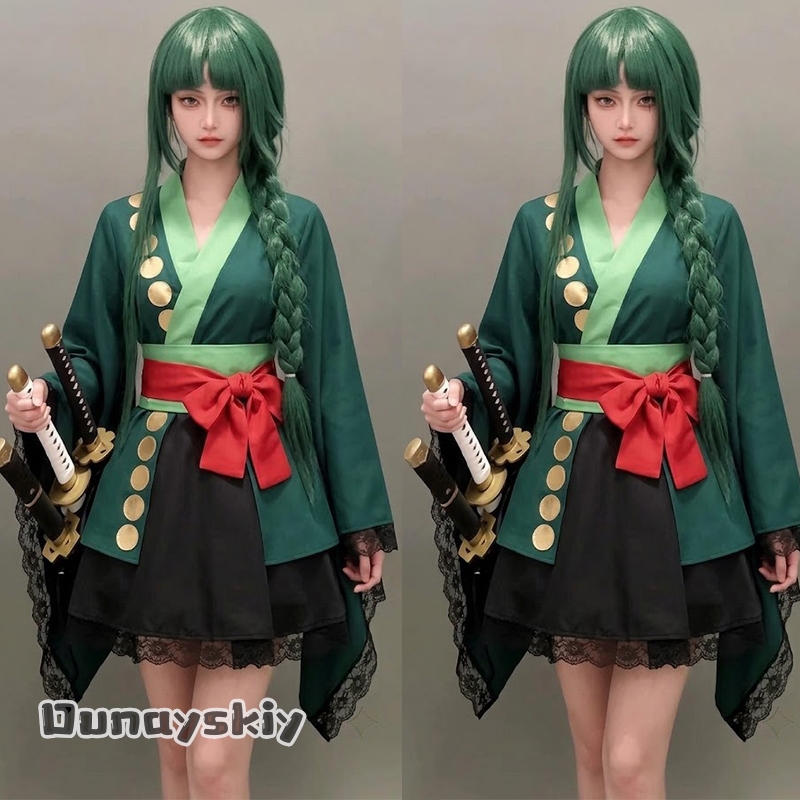 Anime Roronoa Zoro Cosplay Kos - Anime Zoro Cosplay Female recensie en prijs
