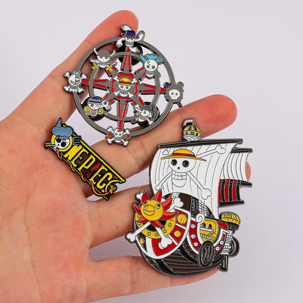 6-delige anime emaille pins se - Anime Cosplay Luffy recensie en prijs