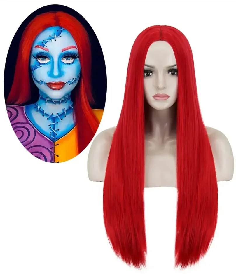 Rode Sally Pruiken Anime Sally - Anime Cosplay Red Hair recensie en prijs