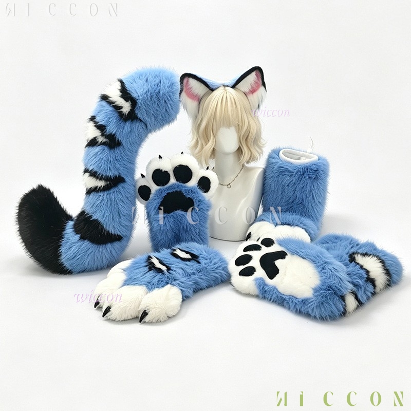 Derpyy Blue Tiger Fursuit Oren - Anime Cosplay Female Characters recensie en prijs