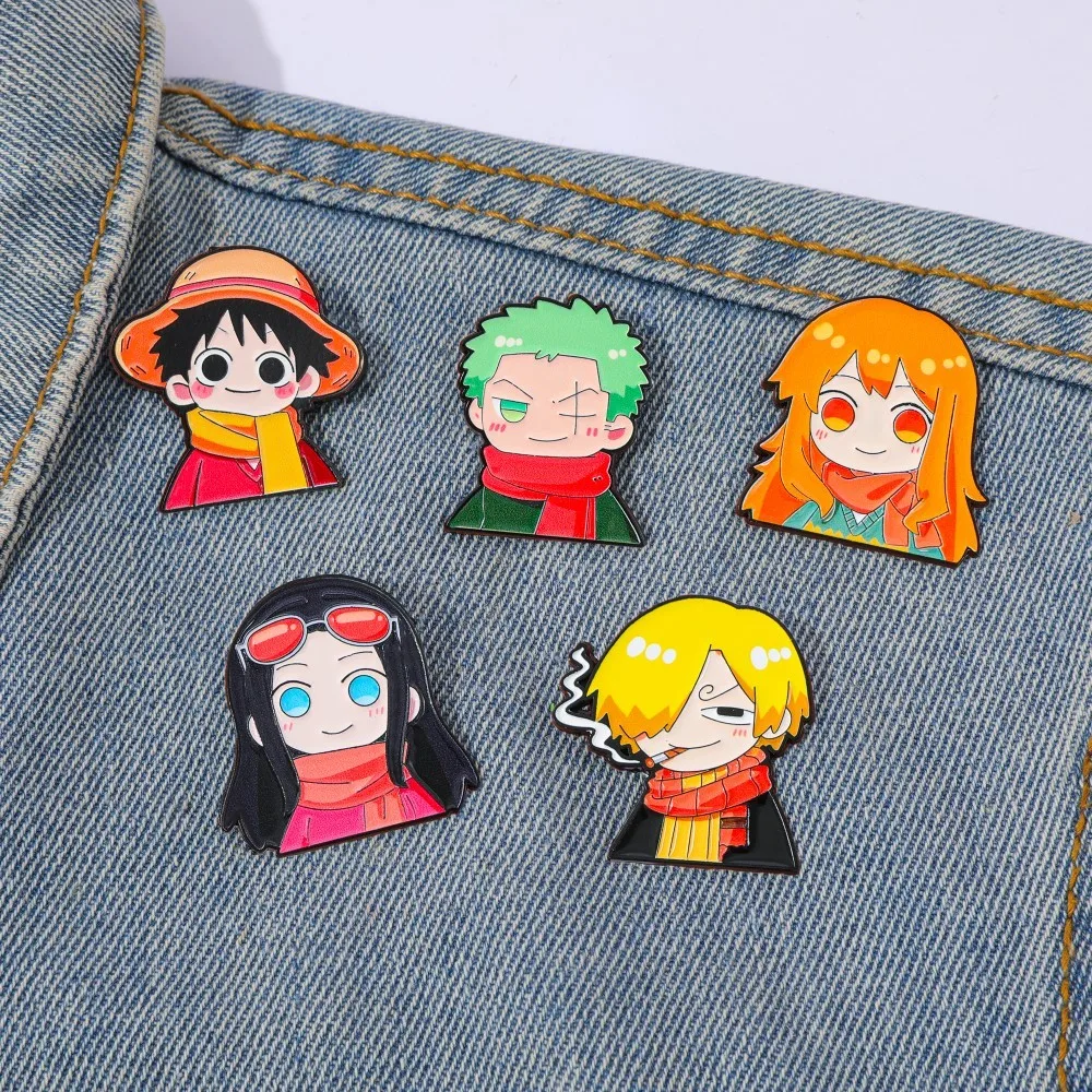 5 stuks schattige anime cartoo - Anime Cosplay Luffy recensie en prijs
