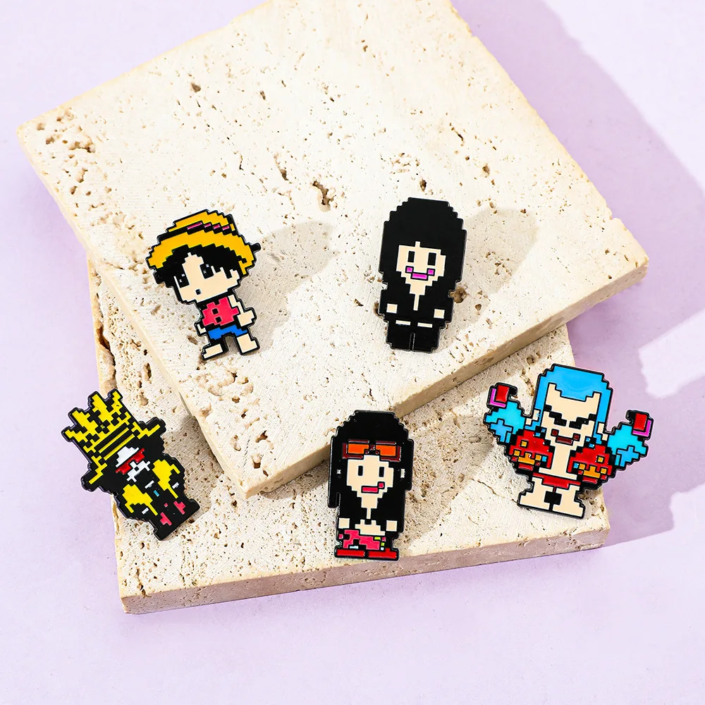 5 stuks Creativiteit Pixel Sti - Anime Cosplay Luffy recensie en prijs