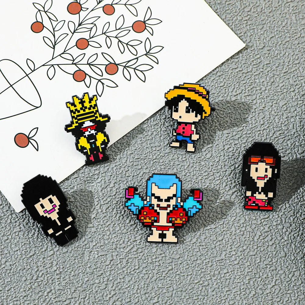 5 stuks Creativiteit Pixel Sti - Anime Cosplay Luffy recensie en prijs