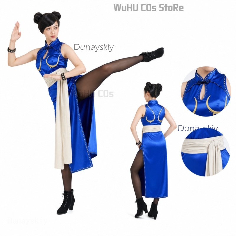 Volwassen Sexy Street Chun Li  - Anime Cosplay Live recensie en prijs