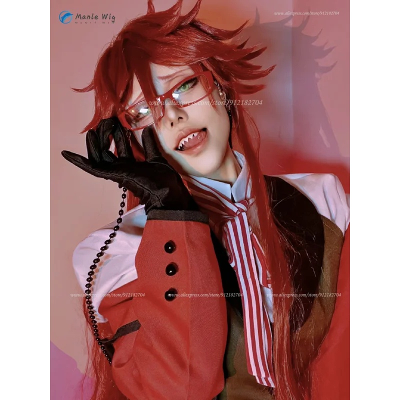 z;3,d'5,g\7/Grelle Sutcliff An - Anime Cosplay Red Hair recensie en prijs