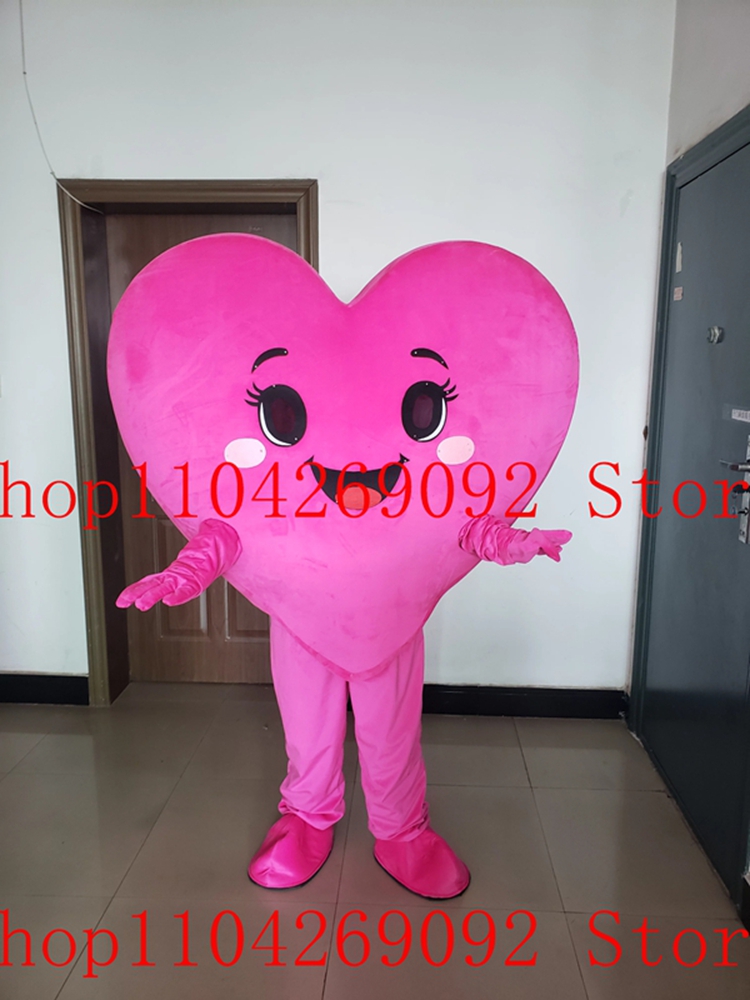 Lieflijk roze hart mascotte ko - Anime Cosplay Of recensie en prijs
