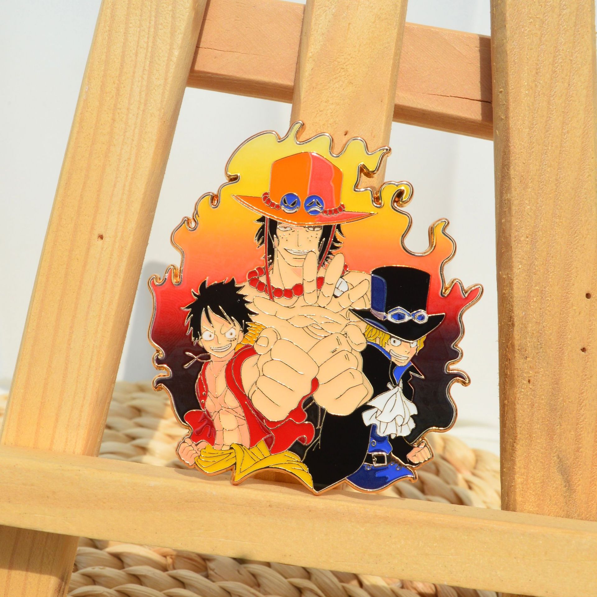 Ace Luffy Sabo Emaille Pins Ha - Anime Cosplay Luffy recensie en prijs