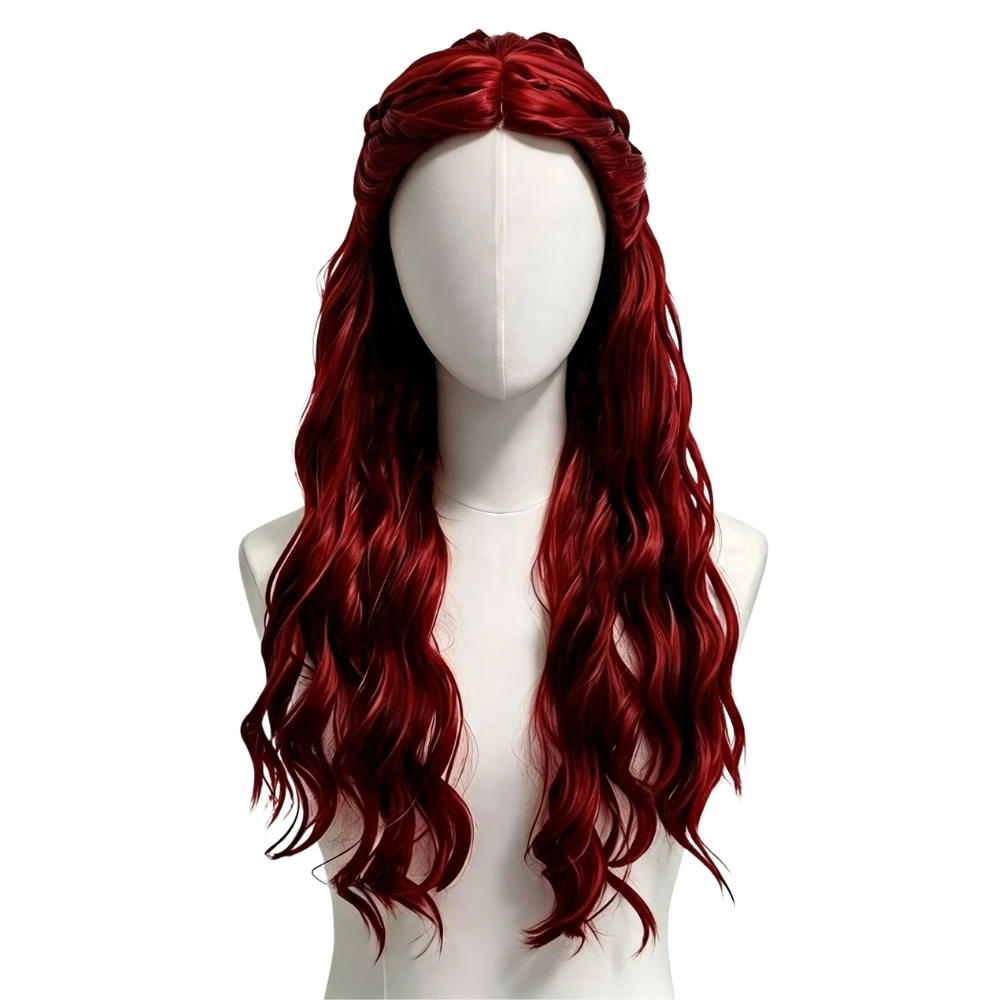 Descendants 5 Rode Pruik Cospl - Anime Cosplay Red Hair recensie en prijs