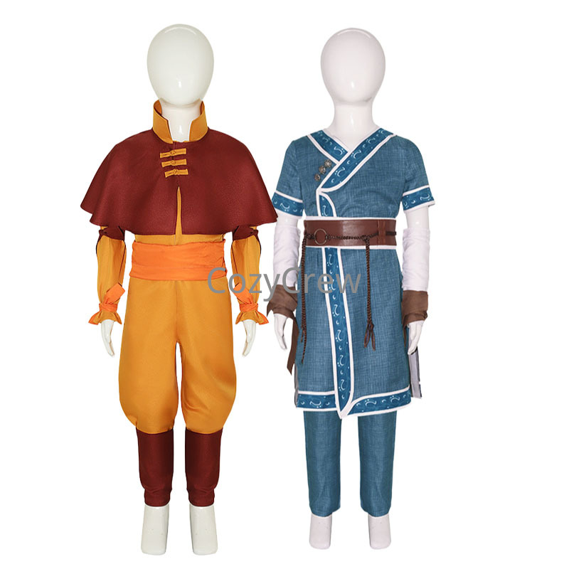 Cosplaykostuum Aang Katara Vol - Anime Cosplay Netflix recensie en prijs