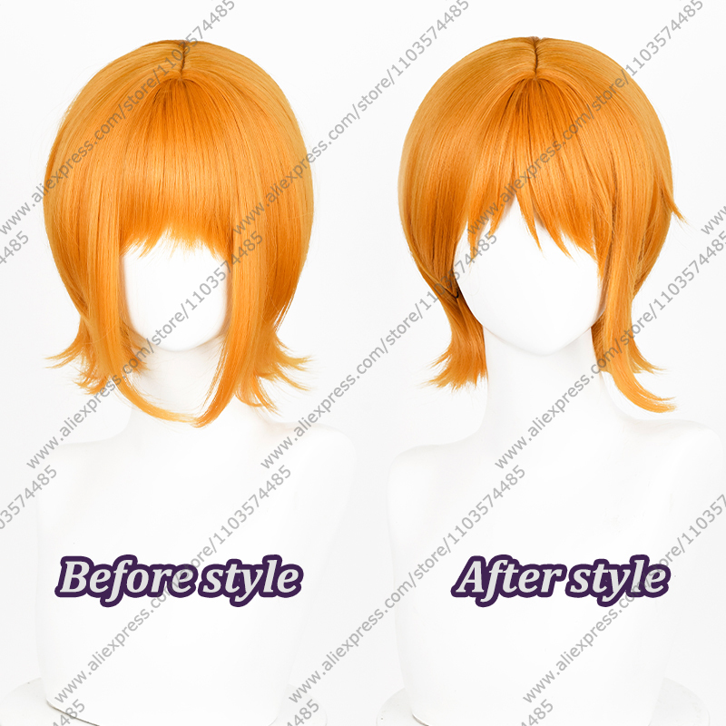 Anime Nami Cosplay Pruiken 30  - Anime Cosplay Orange Hair recensie en prijs